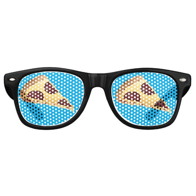 PIZZA NOVELTY FUNNY SUNGLASSASTEN SHADES PARTYBRILLE (Vorderseite)