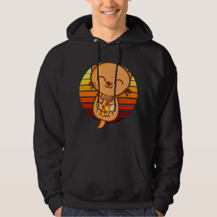 PIZZA OTTER Otter Lover Otter Animal Niedlich Otte Hoodie