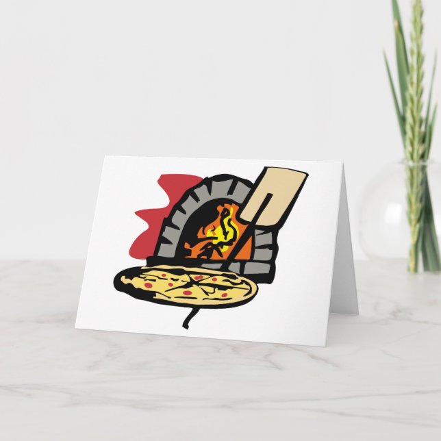 Pizza Oven Karte (Vorderseite)