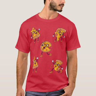 Pizza-Pack lustige Lebensmittel-Familie T-Shirt