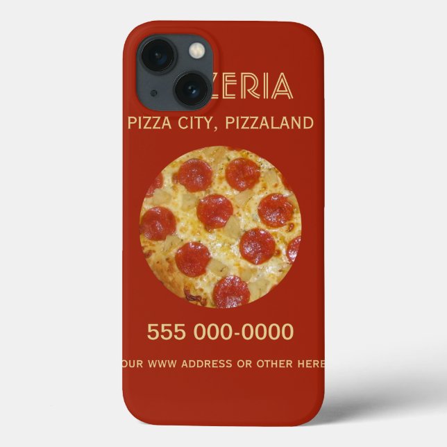 PIZZA PARLOR / PIZZERIA-Gehäuse Case-Mate iPhone Hülle (Rückseite)
