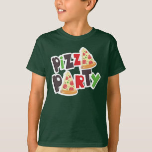 Pizza Party Basic Hanes ComfortSoft® T - Shirt