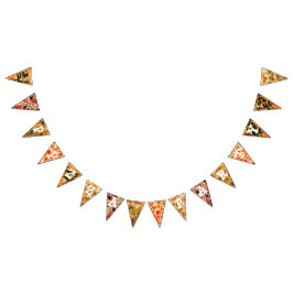 Pizza Party Birthday Flag Banner
