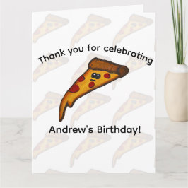 Pizza-Party Danke