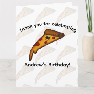 Pizza-Party Danke