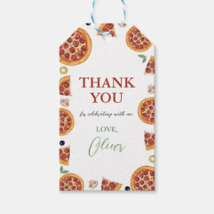 Pizza-Party, Ein Stück Spaß Geschenkanhänger