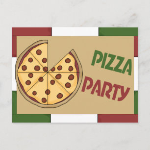 Pizza-Party Einladung