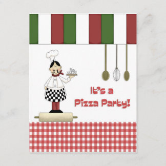 Pizza-Party Einladung