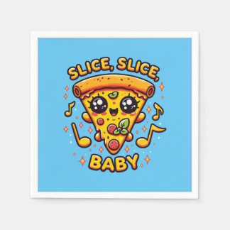 Pizza Party Funny Serviette