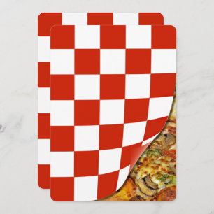 Pizza Party Geburtstag Einladung