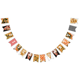 Pizza-Party-Geburtstags-Flaggen-Fahne Wimpelkette