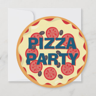 Pizza Party Jeglicher Kindergeburtstag Einladung