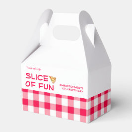 Pizza Party Kids Birthday Geschenkschachtel