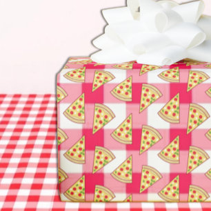 Pizza-Party Kindergeburtstag Geschenkpapier