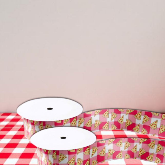 Pizza-Party Kindergeburtstag Satinband (Von Creator hochgeladen)