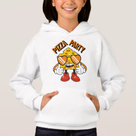 Pizza-Party – Lustiges und Käselastiges Design für Hoodie