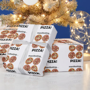 Pizza-Party-Manifestation Geschenkpapier