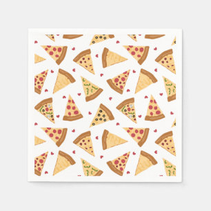 Pizza Party Napkins Serviette
