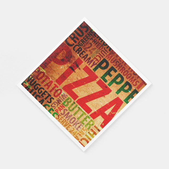 Pizza Party Paper Napkins Party Waren Serviette (Ecke)