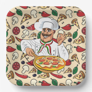 Pizza-Party Pappteller