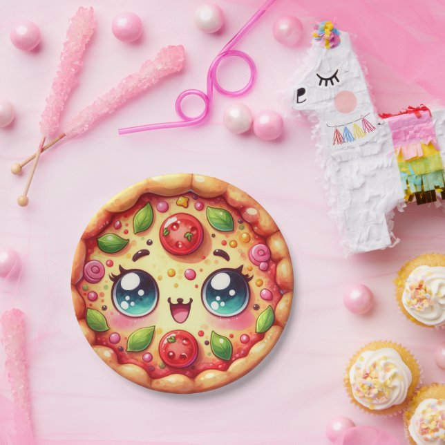 Pizza-Party Pappteller (Party)