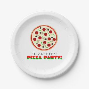 Pizza-Party Pappteller