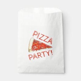 PIZZA-PARTY! Pepperoni Käse Pizza Slice Pizzeria Geschenktütchen