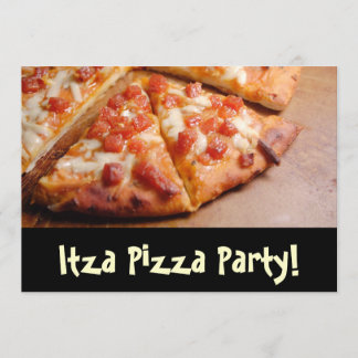 Pizza Party Personalisiert Card Einladung
