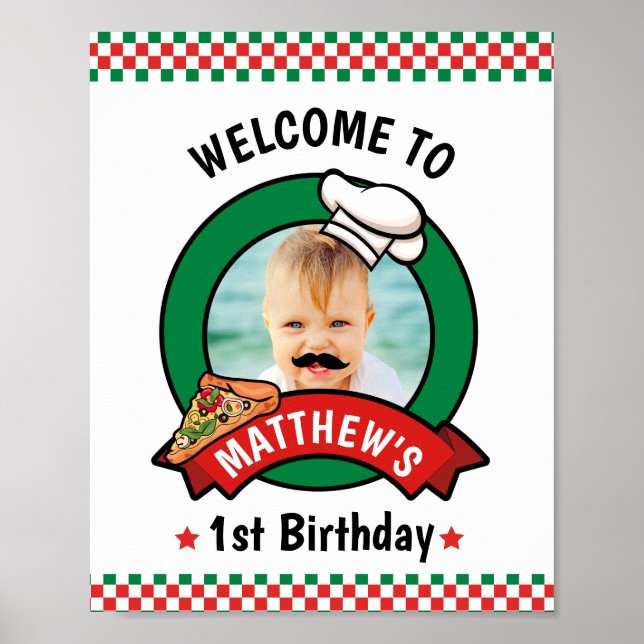 Pizza-Party Poster (Vorne)