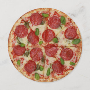 Pizza Party Round Invasion - SRF Einladung