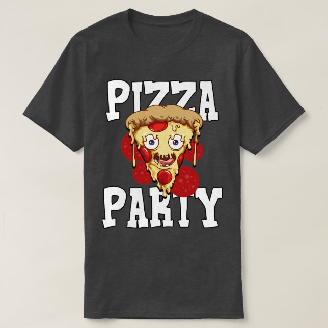 Pizza-Party T-Shirt (Design vorne)