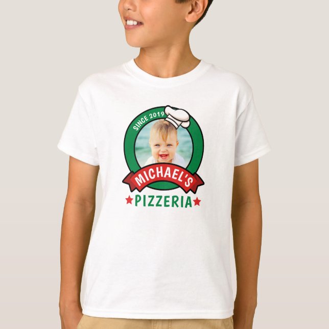 Pizza-Party T-Shirt (Vorderseite)