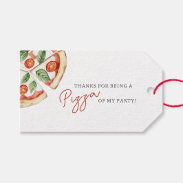 Pizza Party Thank you Geschenkanhänger