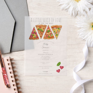 Pizza Party Thema Wasserfarbe Kinderdusche Liebe