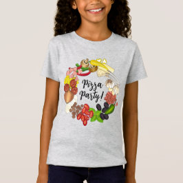Pizza Party Toppings Italienische Pizzeria Pie T-Shirt