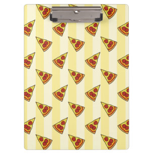 Pizza Pattern Klemmbrett