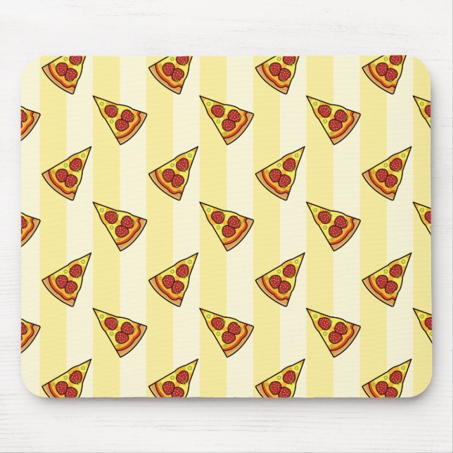 Pizza Pattern Mousepad (Vorne)