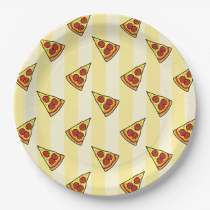 Pizza Pattern Pappteller
