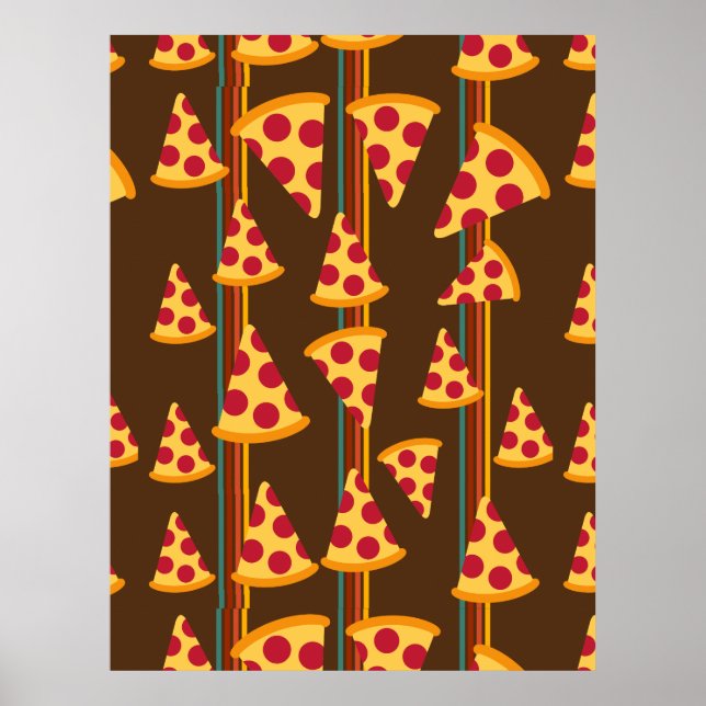 PIZZA PATTERN POSTER (Vorne)