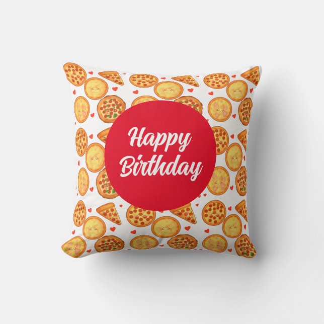 Pizza Peperroni, Käse und Margherita Kissen (Vorderseite)