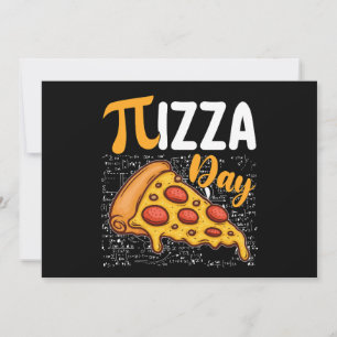 Pizza Pi Day Mathematik Liebhaber Einladung