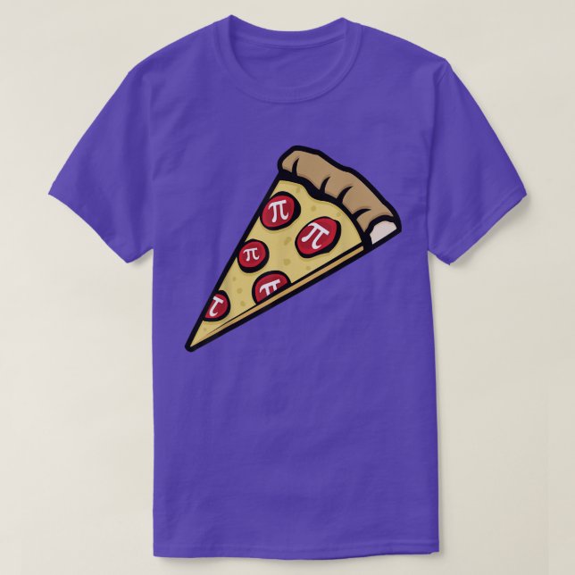 Pizza Pi Funny Pizza Pie mit Pi Toppings Math4249 T-Shirt (Design vorne)