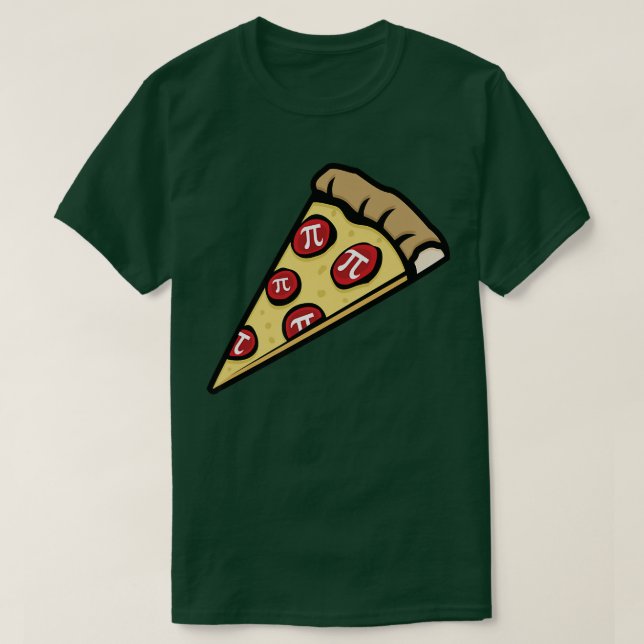 Pizza Pi Funny Pizza Pie mit Pi Toppings Math 224 T-Shirt (Design vorne)