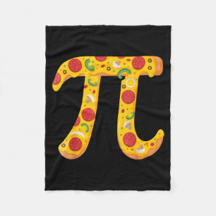 Pizza Pi für Mathe-Liebhaber und Foodies lustige P Fleecedecke