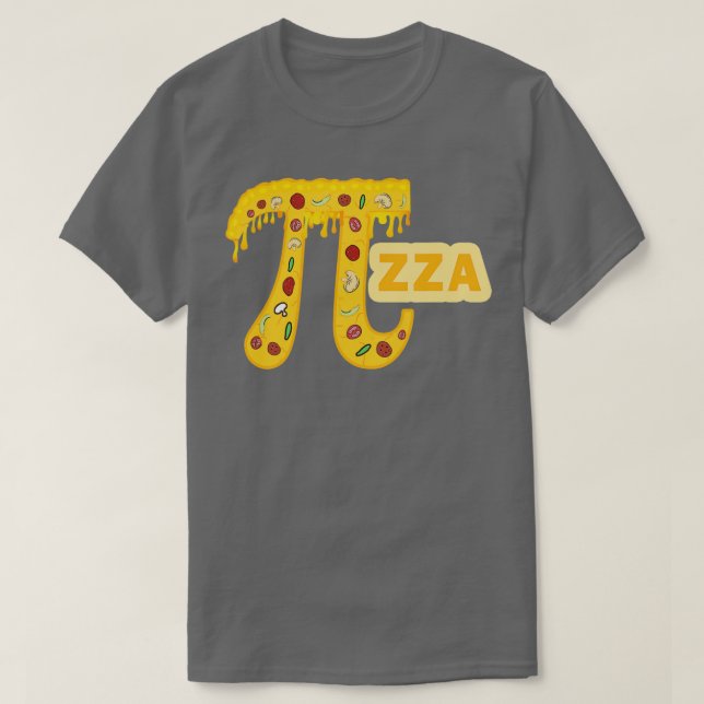 Pizza Pi Math Lovers School Teacher Student T-Shirt (Design vorne)