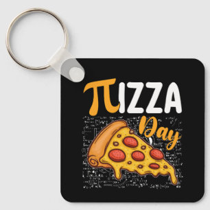 Pizza Pi-Tag Mathe Mathematikliebhaber Schlüsselanhänger