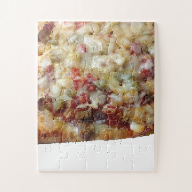 Pizza Picture Jigsaw Puzzle Large Pieces (Vertikal)