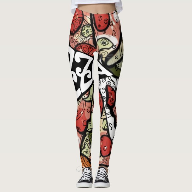 Pizza Pie Leggings (Vorderseite)