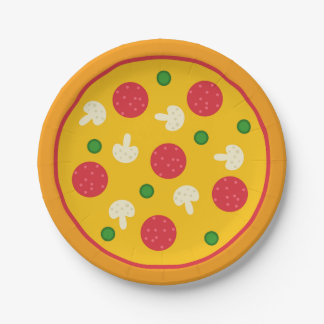 Pizza Pie Pappteller