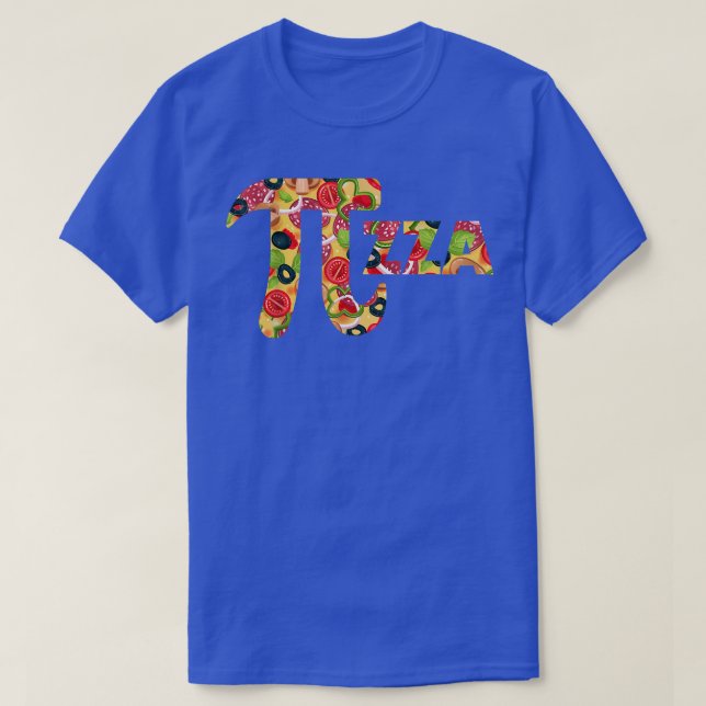 Pizza Pie Pi Day Funny Pizza Pi Math Nerd T-Shirt (Design vorne)